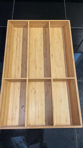 IKEA VARIERA bambuinen laatikosto keittiöön