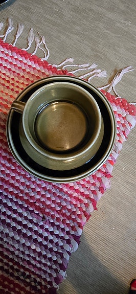 Arabia Kosmos  teekupit/lautaset /pullalautaset