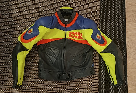 IXS retro ajotakki nahkaa koko M