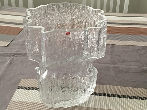 Pallas-maljakko kirkas Iittala