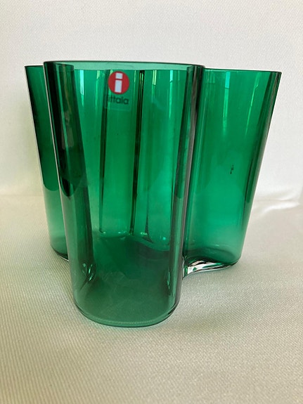 Aalto maljakko 120 mm smaragdi