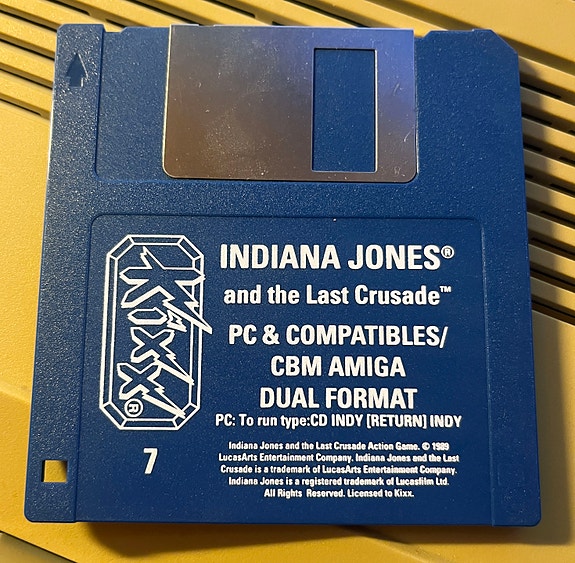 Indiana Jones and the Last Crusade ( Amiga ja PC Dual Format )