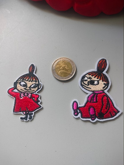 Muumit Pikku Myy kangasmerkit haalarimerkki