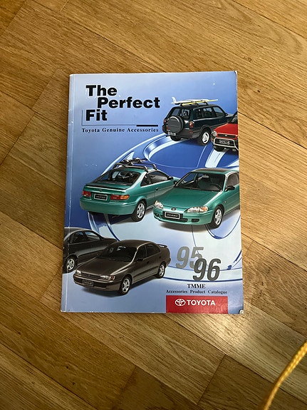Toyota The Perfect Fit 1995–96 tarvikekuvasto