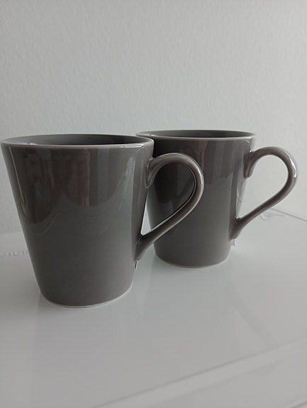 Villeroy & Boch harmaa muki, uusi
