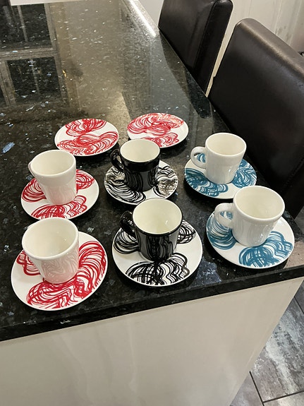 Iittala aika graphics espressokupit
