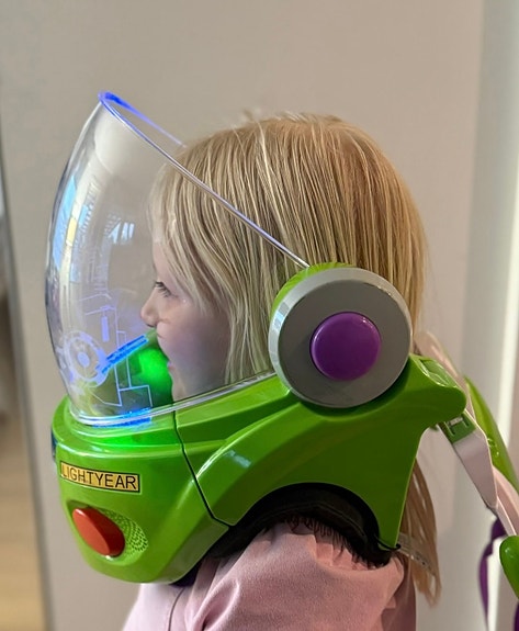 Disney Toy Story Buzz Lightyear -avaruuskypärä lapsille vihreä muovi