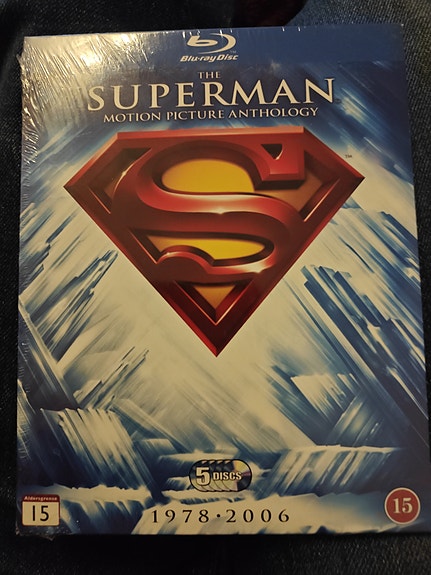 Superman Motion Picture Anthology Blu-ray 5-levyn kokoelma