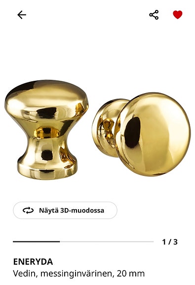 Ikea Eneryda vetimet 6 kpl