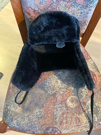 Aarre lasten talvihattu musta polyesteri unisex koko 56