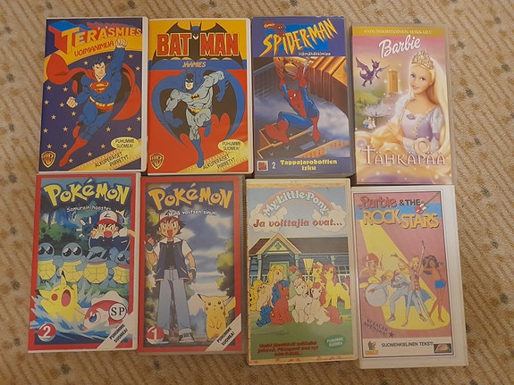Lasten  elokuvat VHS kasetti