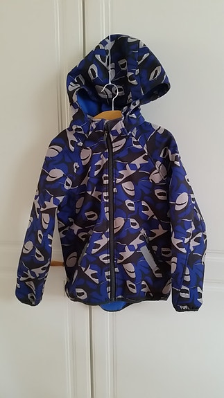 H&M sport softshell takki 122 haikuvio kirkkaan sininen