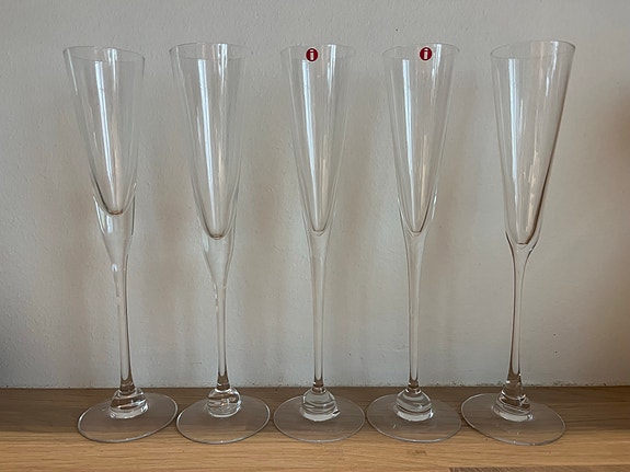 Iittala Aurora kuohuviinilasit