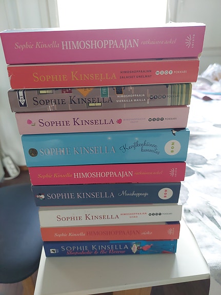 Himoshoppaajan kirjat 10kpl