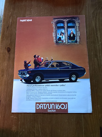 Datsun 160 J Finn myyntiesite