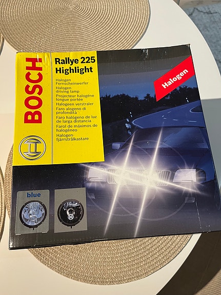 Bosch Rallye 225 Highlight lisävalot 3 kappaletta