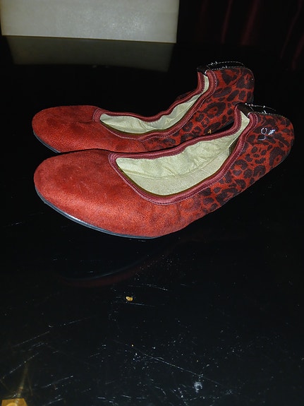 punaiset ballerinat kokoa 38