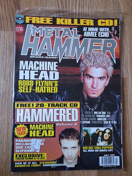 Metal Hammer July 1999 (unopened, with 20 track CD)