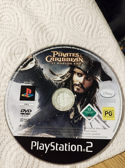 The Pirates of the Caribbean: At World's End (loose) PS2