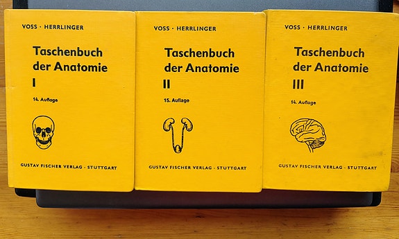Anatomian oppikirjat, saksankielinen
