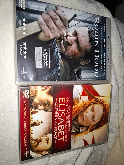 Robin Hood / Elisabet – Kultainen aikakausi DVD-elokuvat