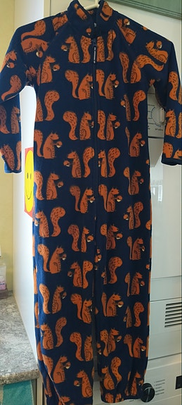 Fleece haalari 128 cm