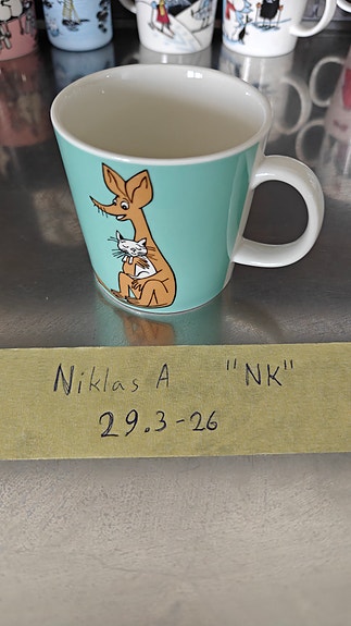 Muumimuki "Nipsu" sininen