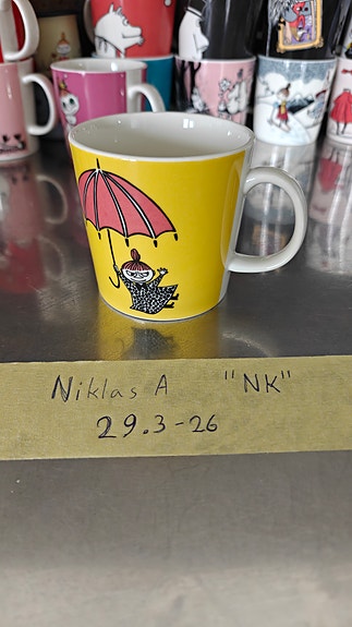Muumimuki "Pikkumyy" keltainen