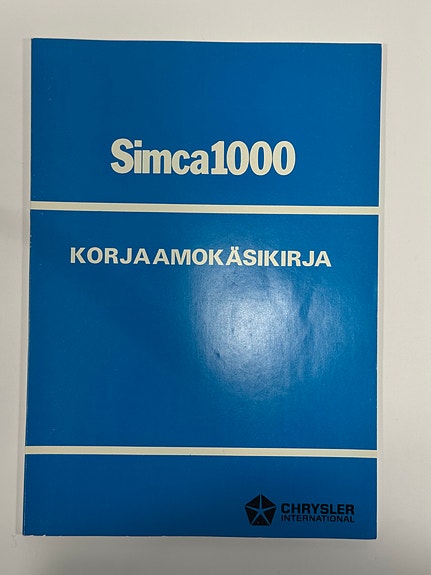 Simca 1000 korjaamokäsikirja