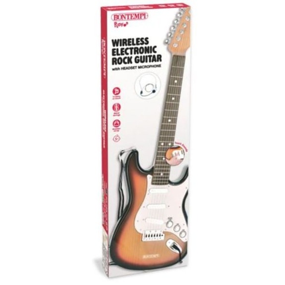 Bontempi Langaton sähkökitara ja kuulokemikrofoni 32,50 €