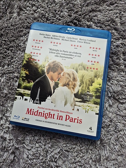 Midnight in Paris Blu-ray-elokuva