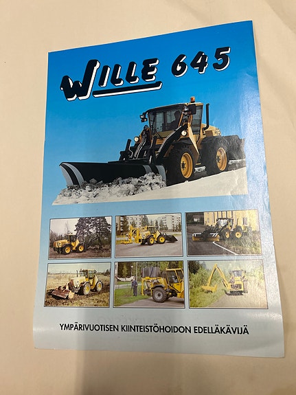 Wille 645 esite ja tekniset tiedot kiinteistönhoitokoneesta