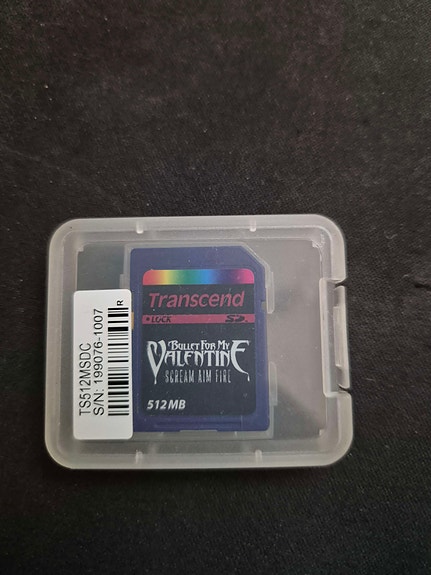 Bullet For My Valentine, Scream Aim Fire SD-Card
