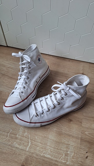 Converse tennarit koko 44 valkoinen