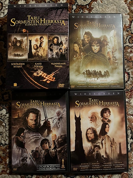 Taru Sormusten Herrasta elokuva trilogia