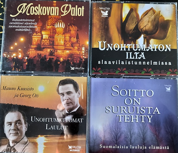 4 KPL SLAAVILAISTA/VENÄLÄISTÄ/ SURULLISTA ISKELMÄ CD-KOKOELMAA YHTEENSÄ 16 CDtä