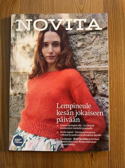 Novita Kesä 2025 neulelehti
