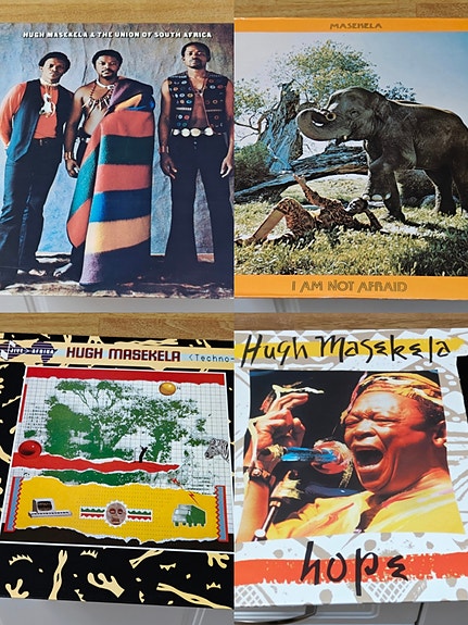 Hugh Maskela LP Levyjä