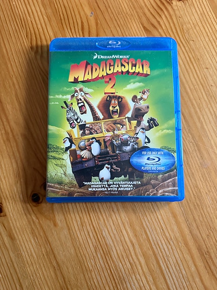 Madagascar 2 Blu-ray-elokuva
