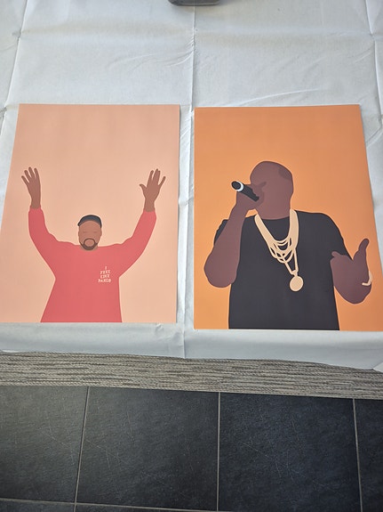 Kanye West/ Jay-Z julisteet 30x40cm