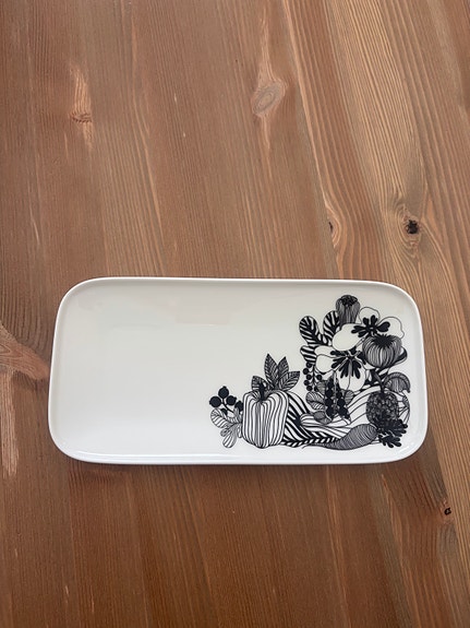 Marimekko Oiva Siirtolapuutarha lautanen
