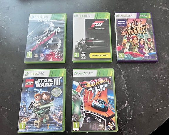 Xbox 360 pelipaketti (5 peliä)