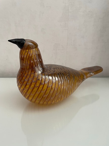 Iittala lasilintu Kultakäkönen