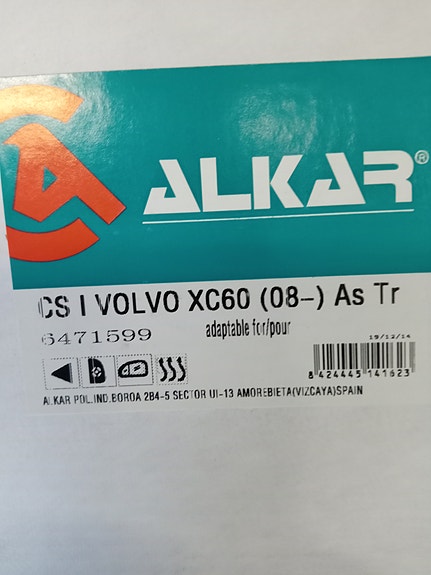 Volvo XC70 sivupeilinlasi vasen