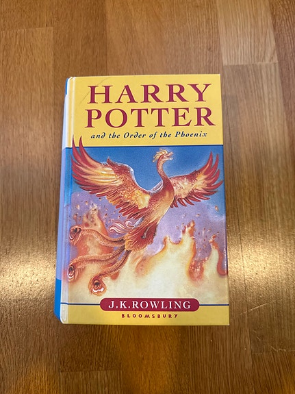 J.K. Rowling Harry Potter and the Order of the Phoenix kovakantinen, englanniksi