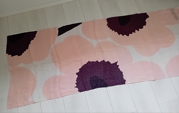 Marimekko pellava Unikko-huivi