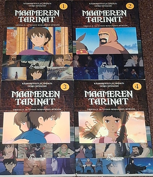 Maameren Tarinat Manga - Goro Miyazaki 1-4 (Koko Setti)