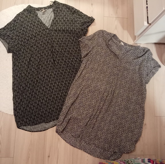 2 kevyttä H&M viskoosimekkoa koko 42