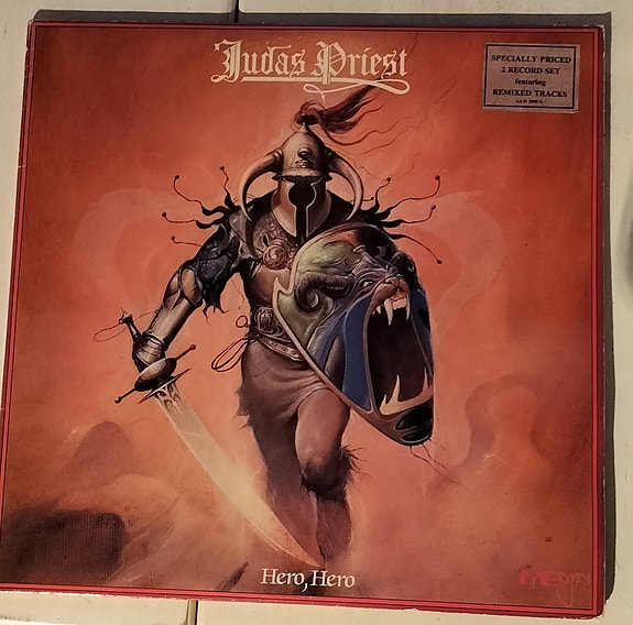JUDAS PRIEST : HERO, HERO 1981 tupla LP