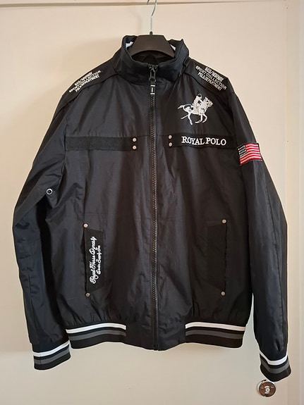 Royal Polo miesten takki M musta